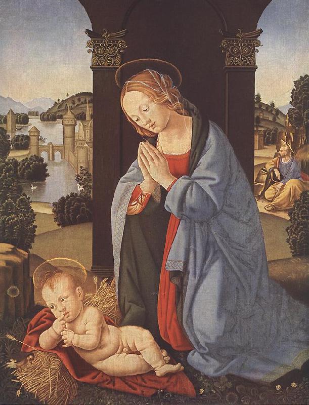 LORENZO DI CREDI The Holy Family g